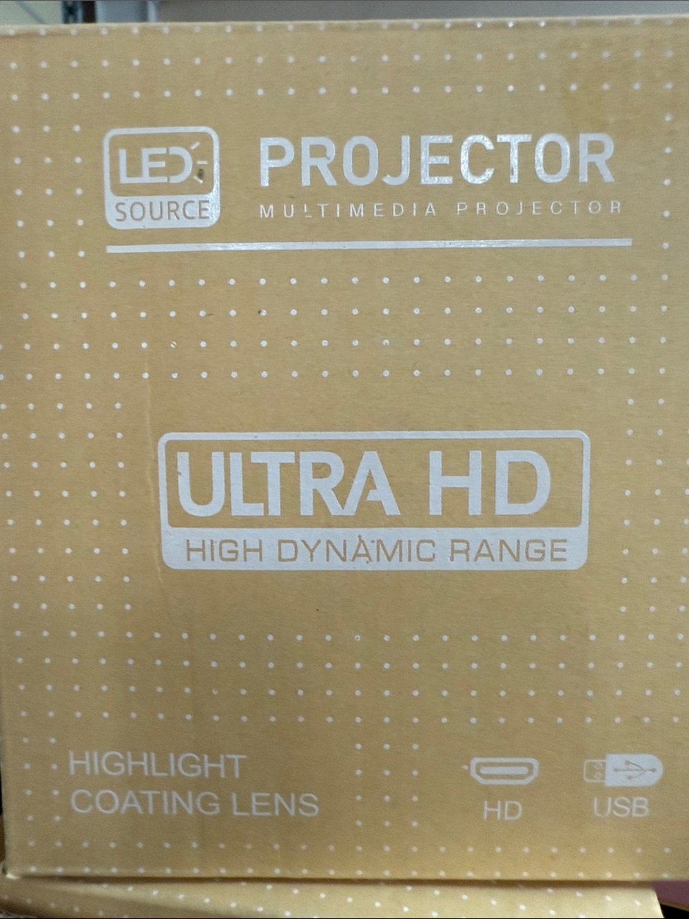 Ultra HD Multimedia Projector - Gold
